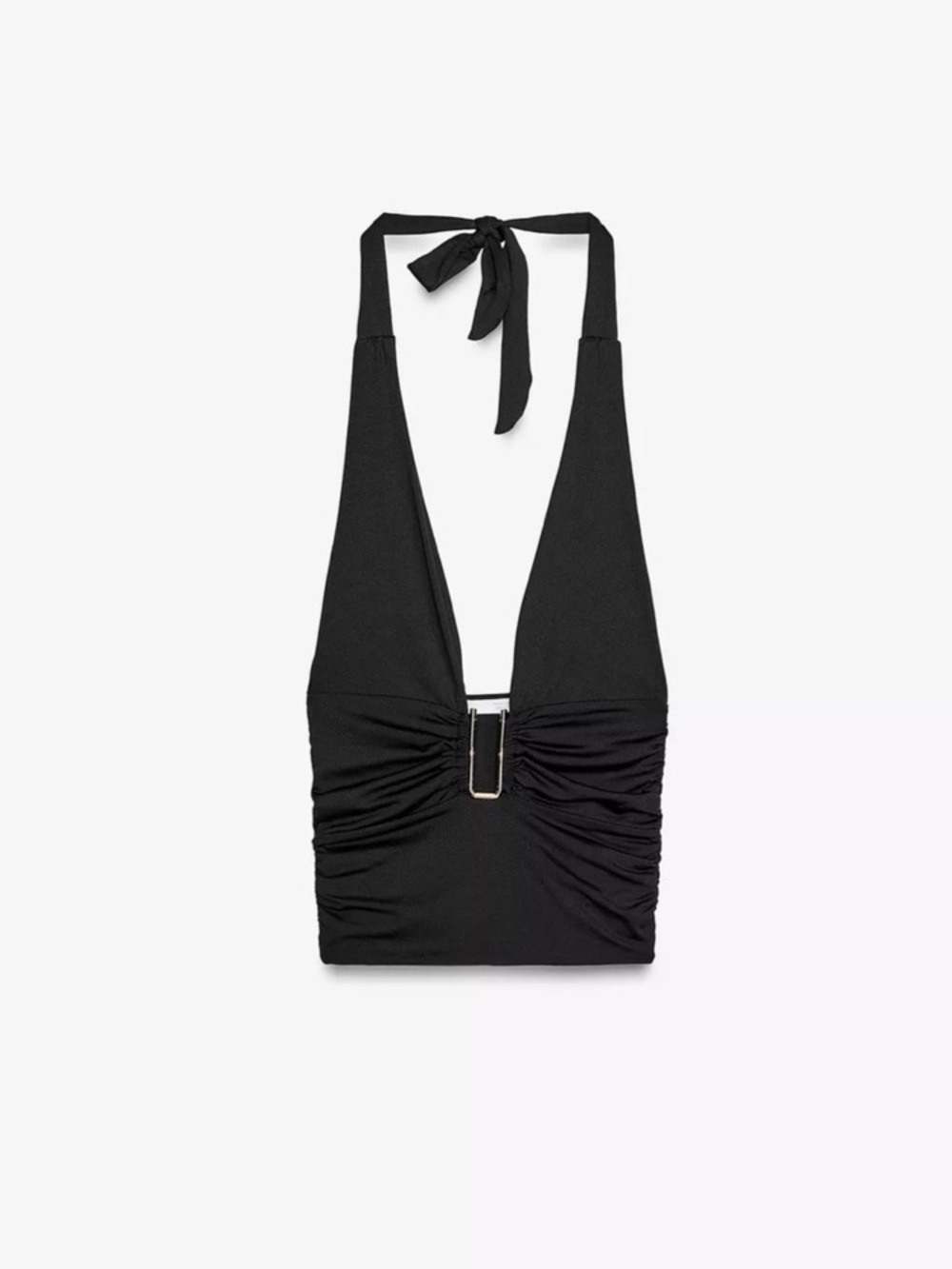Zara halter top in burnt orange Medium NWOT